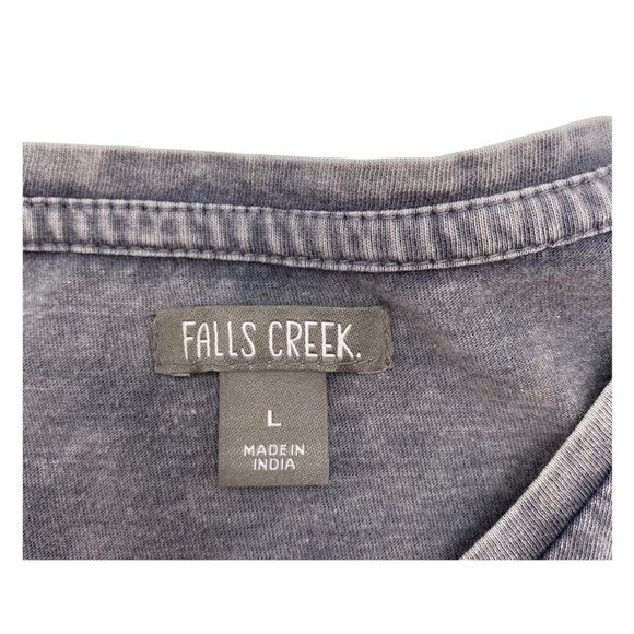 Falls Creek Short Sleeve Washed Faded Tee NWT - Picture 7 of 11